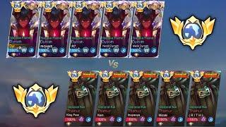 5v5 GLOBAL DYRROTH vs GLOBAL THAMUZ  THE BATTLE OF ABYSS  - MLBB