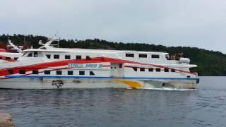 Express Bahari 3B tiba di pelabuhan Balohan