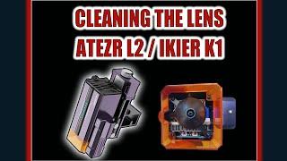 Cleaning the Lens on Atezr L2  Ikier K1 Laser Engravers