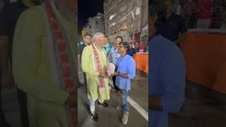 PM Modi interacts with creator of Modi Mask in Patna  #shorts