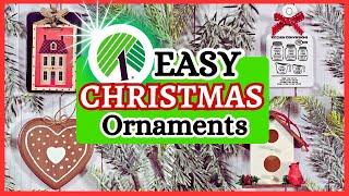 AMAZING Dollar Tree DIY Christmas In July Ornaments