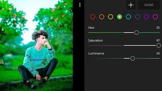 Lightroom Pro Green Tone Photo Editing Tutorial Lightroom Photo Editing New tricks