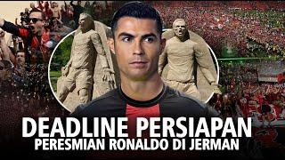 Anti Mainstream  Fans Leverkusen Buat Patung Ronaldo di Jerman Tanda Peresmian Semakin dekat