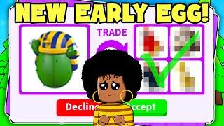 Trading NEW Royal Desert EGG Early Adopt me