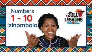 Numbers in isiZulu 1-10  How to speak isiZulu  Zulu Lessons  For Kids