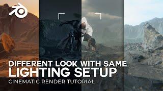 Create A Different Look To Your Scene With The Same Lighting Setup  Blender Tutorial