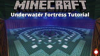 Minecraft How to Build a Pro  Advanced Ocean Base  Fortress -Tutorial-