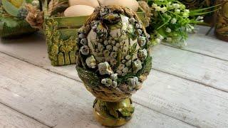 Пасхальное яйцо. Декор.Декупаж. Easter Egg. Decor.Decoupage.