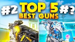 TOP 5 GUNS OFFICIAL in COD Mobile...