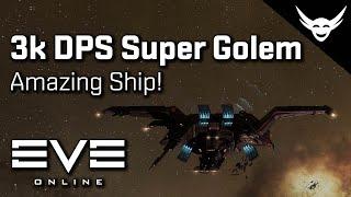 EVE Online - Golem SMASHING L4 Missions 3k DPS fit