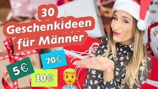 30 GESCHENKIDEEN FÜR MÄNNER Cool nützlich originell ... Für Ehemann Papa Bruder ...