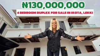 HOUSE FOR SALE IN IKOTA LEKKI LAGOS NIGERIA  4 Bedroom Duplex