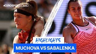 Unseeded Muchova Provides Huge Upset & Defeats Sabalenka To Reach French Open Final  Eurosport