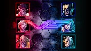 MUGEN Competition #25 - Ryu Ken Gouken vs Wolverine Psylocke Cable
