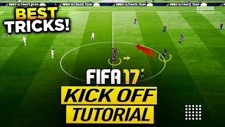 HOW TO SCORE GOALS DIRECTLY FROM KICK OFF IN FIFA 17 - BEST & MOST EFFECTIVE TECHNIQUE - TIPS