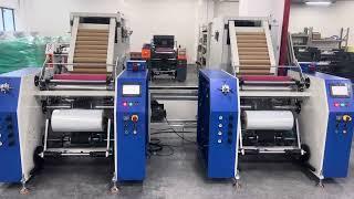 High speed Auto Stretch Film Rewinding Machine Connections