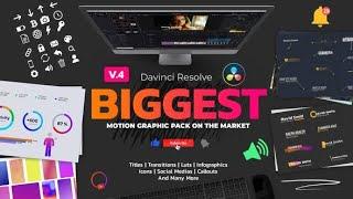 Motion Graphic Pack for Davinci Resolve  videohive