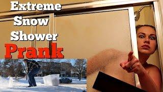 SNOW SHOWER PRANK - Top Husband Vs Wife Pranks