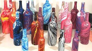 Fun With Hydro Dipping  Bottle Art  Bottle Craft