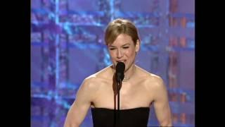 Reene Zellweger Wins Best Actress Motion Picture Musical or Comedy - Golden Globes 2001