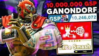 This is what a 10000000 GSP Ganondorf looks like in Elite Smash