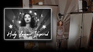 Hedy Lamarr Inspired Beauty Shoot  6 Light Setup