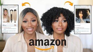 WHAT I ORDERED vs WHAT I GOT  AMAZON EDITION TESTING CHEAP WIGS FROM AMAZON 