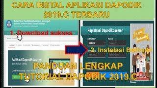 Cara Instal Aplikasi Dapodik Versi 2019.c Panduang Lengkap Tutorial Dapodik 2019.c Step 1