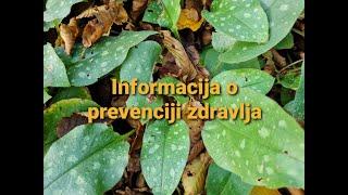 Informacija o prevenciji zdravlja @BojanaSvalina