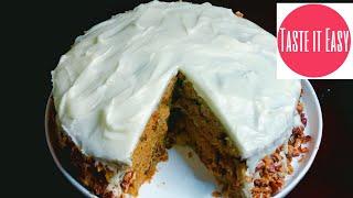 Carrot cake with cream cheese frosting easy recipe