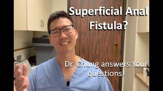 Superficial anal fistula? What? How? Treatment?  Dr. Chung answers YOUR questions