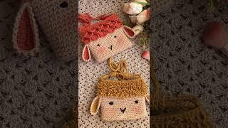 شنطة كروشيه علي شكل خروف العيد #bags_crochet