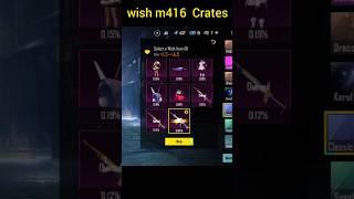 wish m416 Classic Crates  #pubgmobile #pubg #bgmi #shorts