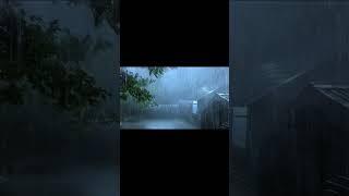 Rainstorm at Night #rainandthundersounds #rainsoundsforsleeping #fallasleepquickly #shorts