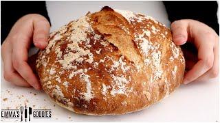 3 Ingredient Italian NO KNEAD BREAD  The Easiest way to make Bread