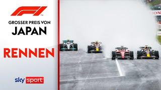 Turbulentes Regenchaos in Suzuka  Rennen - Highlights  Großer Preis von Japan  Formel 1