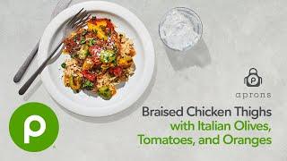 Braised Chicken Thighs – Publix Aprons® Cooking School Online.