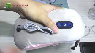 Ushape Massage Pillow - Bantal Leher Pijat Otomatis Rechargable dari Tokokadounik