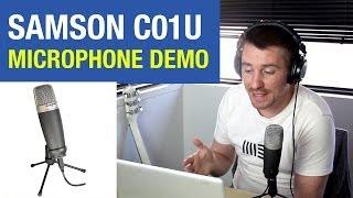 Samson C01U Microphone Demo  Recording Guitar & Vocals