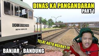 DINAS KA PANGANDARAN PART 1 FULL TRIP BANJAR-BANDUNG  TRAINZ SIMULATOR INDONESIA