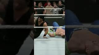 WWE 2k15 Roman Reigns destroy John Cena#shorts #wwe