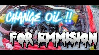 Diy Change oil for our daihatsu charade kasi may emmision tayo..