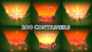 Tanki Online - MEGA Container Opening - 200 Containers 3 Lucky Exotic Containers + Legendary
