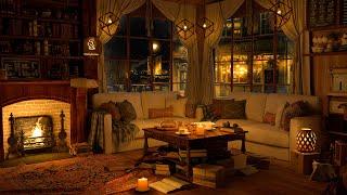 4K Cozy Coffee Shop  Background Instrumental to Relax Study Work