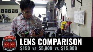 $150 lens vs $15000 lens Can you tell the difference?