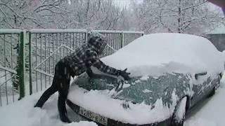 Снег кружится летает Новороссийск 2012 год