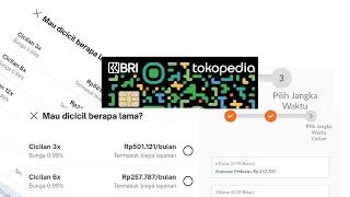 Cara Mengubah Transaksi Menjadi Cicilan di Kartu Kredit BRI contoh Tokopedia Card