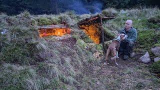Building a secret underground shelter stone fireplace insidestealth camping ireland