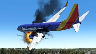 LIVE Boeing 737 EMERGENCY LANDING Going WRONG   Live Plane Spotting X-PLANE 11