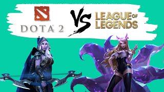 Почему Дота никогда не станет конкурентом LoL  League of legends VS Dota 2